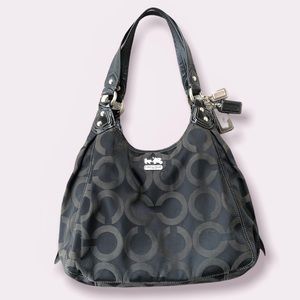 COACH   " Maggie op art" Shoulder bag